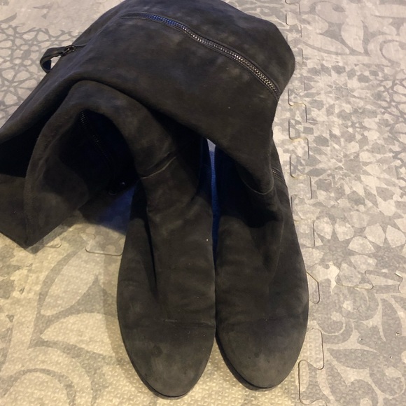 [Stuart Weitzman] Suede Elf OTK Over the Knee Boot - Picture 2 of 8